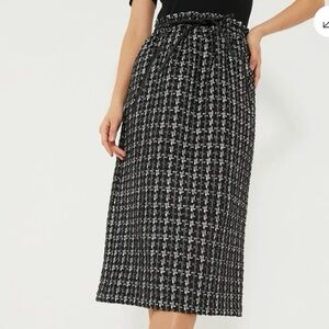 Onyx Tweed Cece Skirt